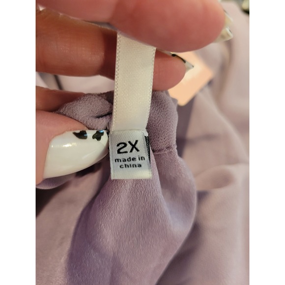 Pink Blush 2X Dusty Rose Shift Dress Spaghetti Straps Zipper Belt Wedding Guest - Picture 4 of 5